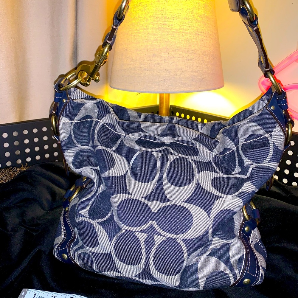 Coach denim hobo!